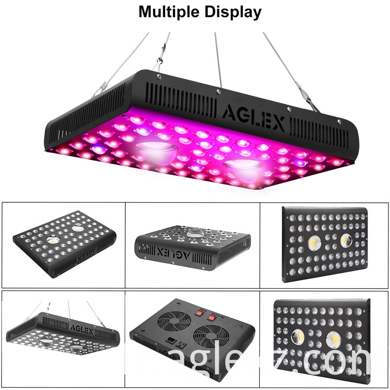 1200w élèvent un affichage multiple léger 1200w grow light multiple display